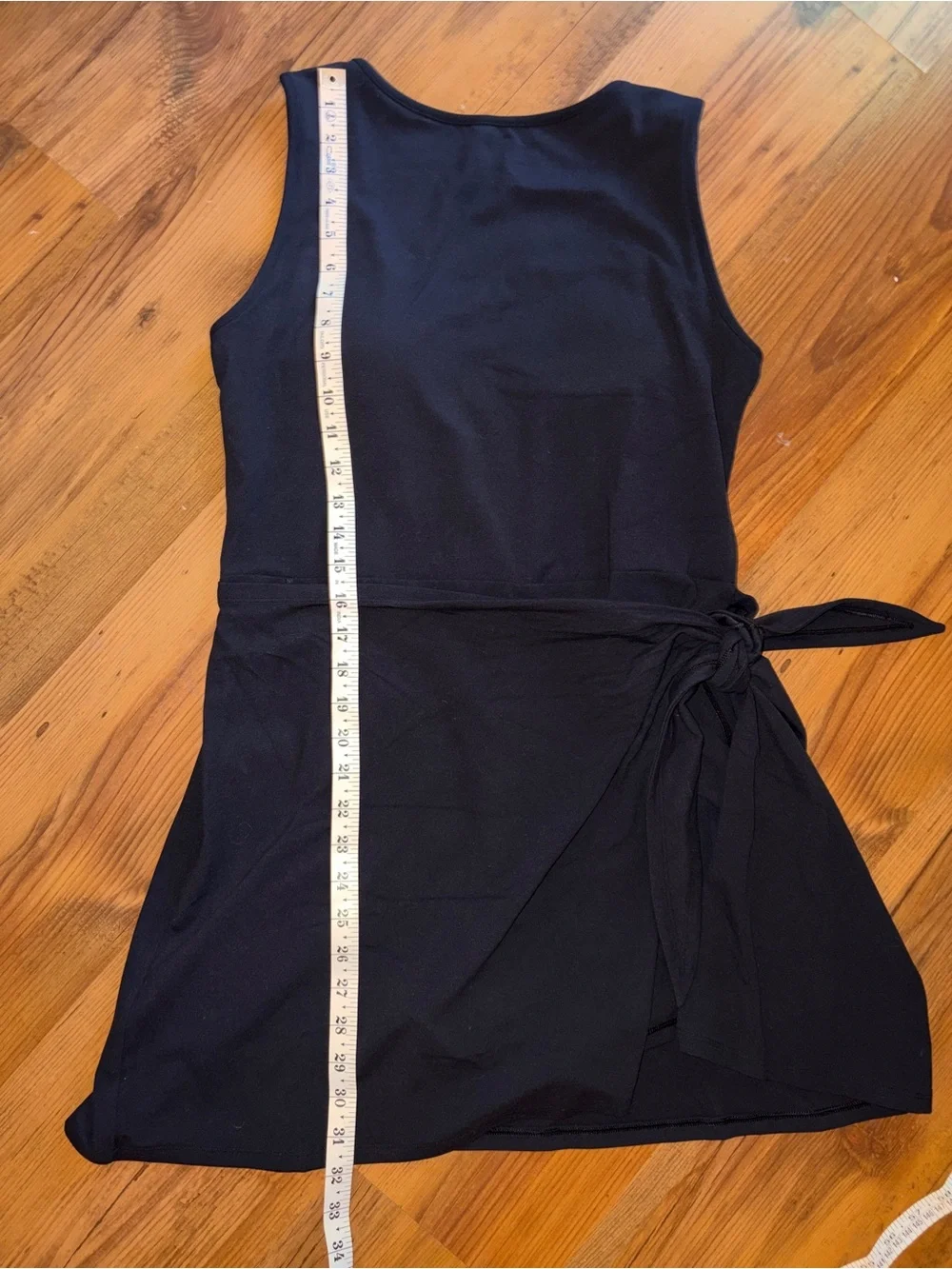 YPB Abercrombie Tie Game Romper Dress Black L NWT - Picture 15 of 15